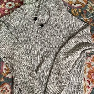 Cozy Gray Turtleneck Sweater